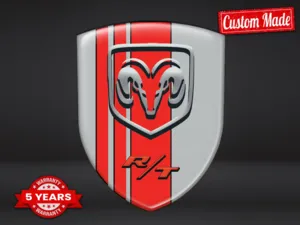 Dodge Car Silicone Emblems Lasting Max Sports Pro Stylish